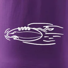 Americký fotbal letící míč