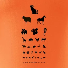 Oční test zvířatka