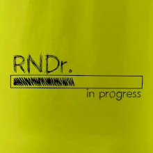 In progress titul RNDr. doktor / doktorka přírodních věd