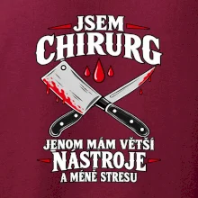 Řezník chirurg s většími nástroji