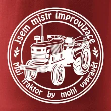 Mistr improvizace starý traktor
