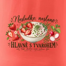 Nasladko naslano hlavně s tvarohem
