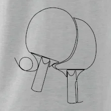 Pálky na stolní tenis jedním tahem