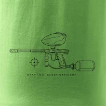 Minimalistický marker stay low shoot straight