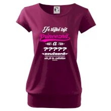 Je těžké být princezna - vlastní nápis