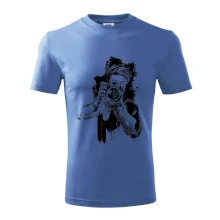 Fotograf kreslený tužkou