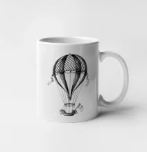 Horkovzdušný balón  kreslený