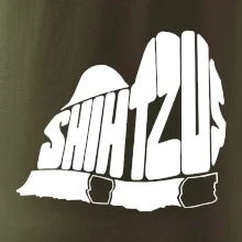 Shih-tzu - nápis v těle