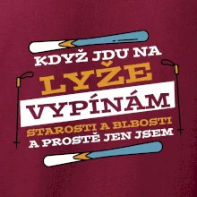 Když jdu na lyže, vypínám starosti