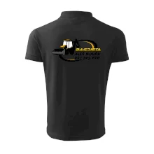 Bagrista v kruhu - vlastní nápis