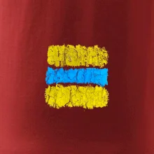 Turistická Cyklo značka - žluto modrá