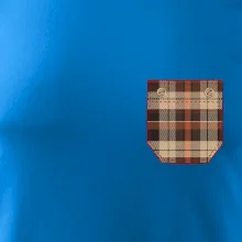 Flanelové triko hnědé