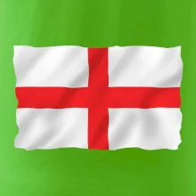 Anglická vlajka vlající