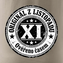 Originál z listopadu černobílá pečeť XI