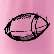 Americký fotbal míč skica