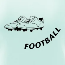 FOOTBALL nápis šikmo