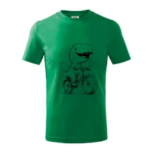 Roztomilý Dinosaurus na kole