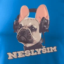 Francouzský buldoček neslyším