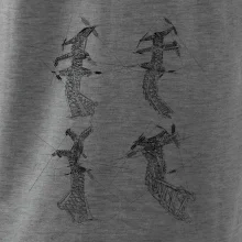 Zkroucený stožár vysokého vedení