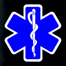 Rescue - Hvězda na prsu +  nápis na zádech