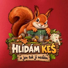 Hlídám keš veverka s pokladem