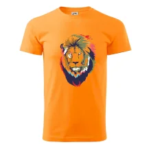 Hlava lva kreslená jednoduchá