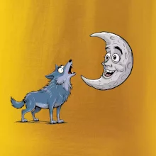 Parové triko - Vlk a měsíc