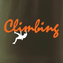 Climbing psací text