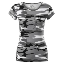 Kreslený rybář na pařezu