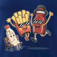 Souboj o hranolky kečup tatarka