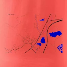 Chlumec 403 39 mapa s vodními toky