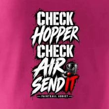 Kontrola zásobníku check hopper air paintball