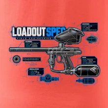 Technický výkres loadout spec paintball