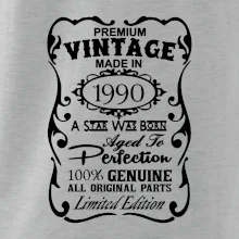 Vintage Etiketa - 1990