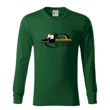 Bagrista v kruhu - vlastní nápis