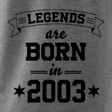 Legends are born in 2003