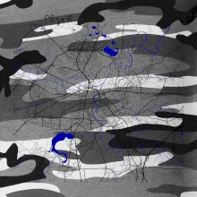 Plzeň mapa s vodními toky