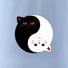 Kočky jin jang barevné