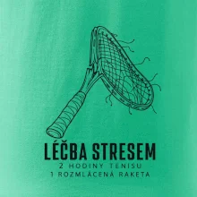 Léčba stresem rozmlácená raketa