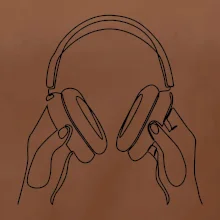 Sluchátka  jedním tahem