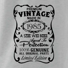 Vintage Etiketa - 1985