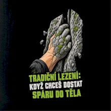 Tradiční lezení se spárou v těle
