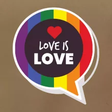 Love is love bublina