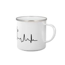 Jesus Saved My Life kříž ekg