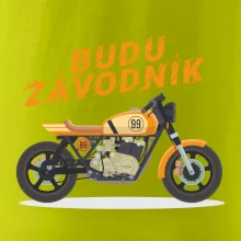 Budu závodník  žlutý cafe racer
