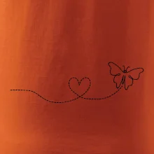 Dráha letu motýla - srdce