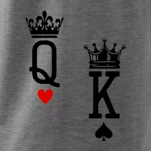 King & Queen logo na prso