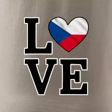 Love Česká vlajka