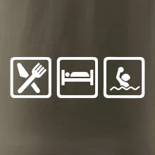 Eat sleep vodní pólo v řadě