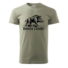 Divočák z revíru jednoduchý lovecký motiv